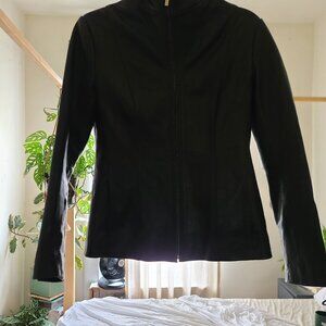 Cole Haan Lambskin Leather Jacket (size small)